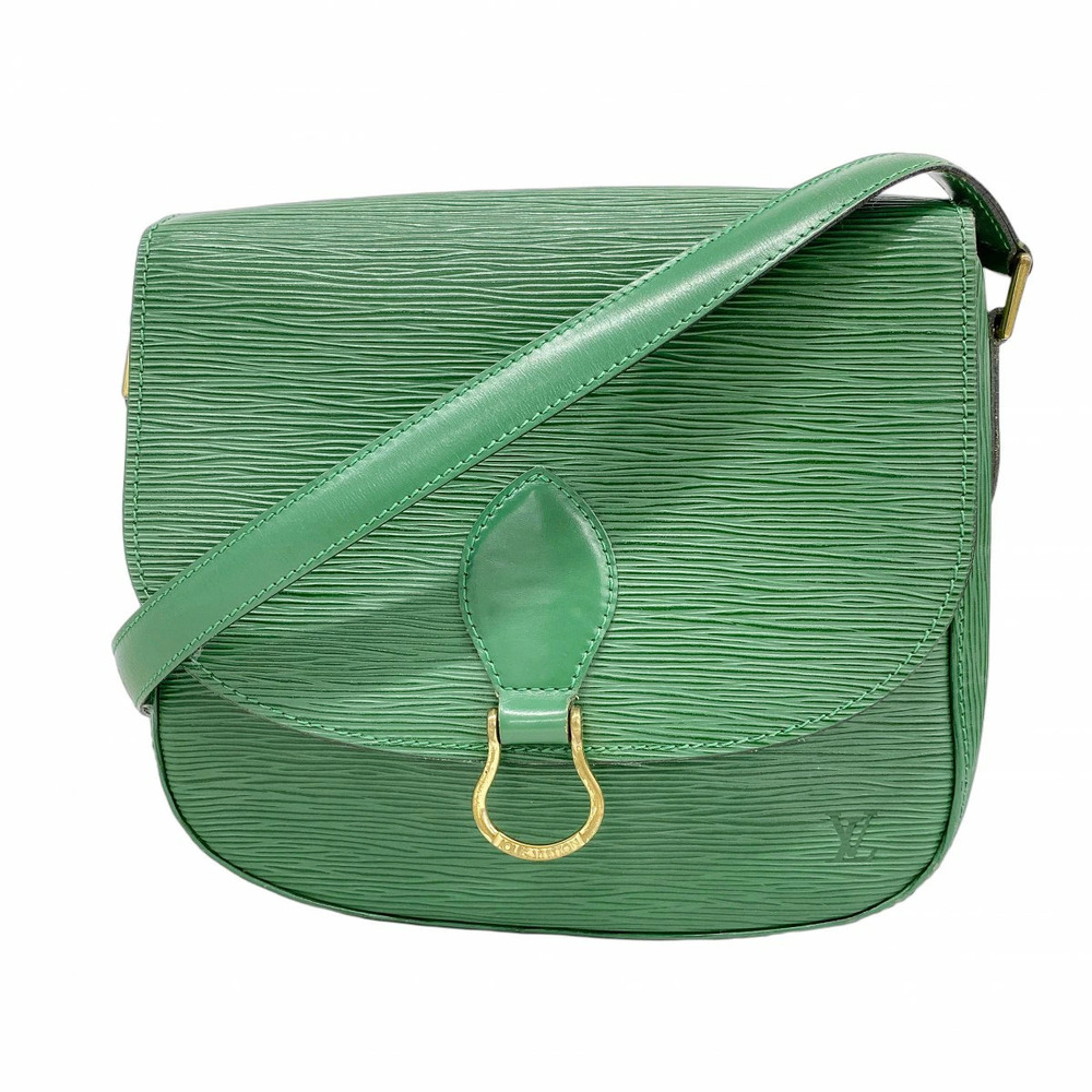 Louis Vuitton Epi Saint Cloud Shoulder Bag Borneo Green